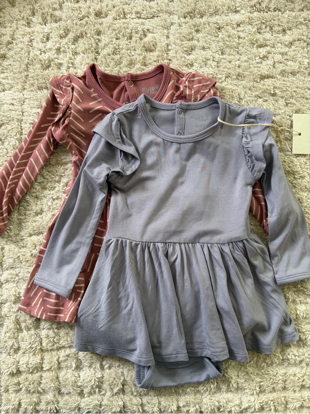 Kyte Baby TWO bodysuit dresses